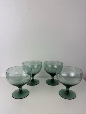Russel Wright Seafoam Cocktail Glasses Set of 4